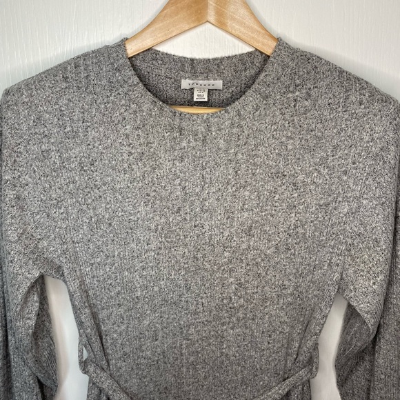 Heathered Grey Topshop Sweater Dress - Picture 1 of 11